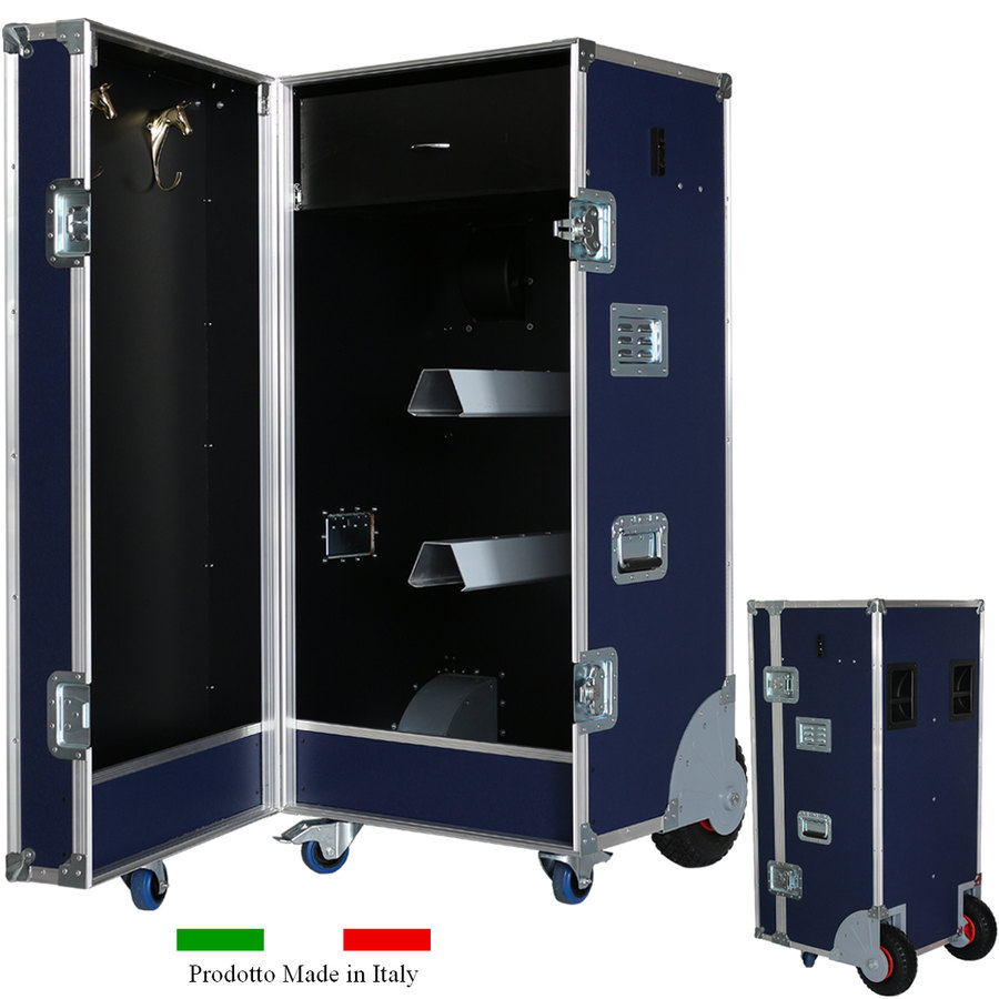 Baule per due selle inglesi 124x62x60 cm